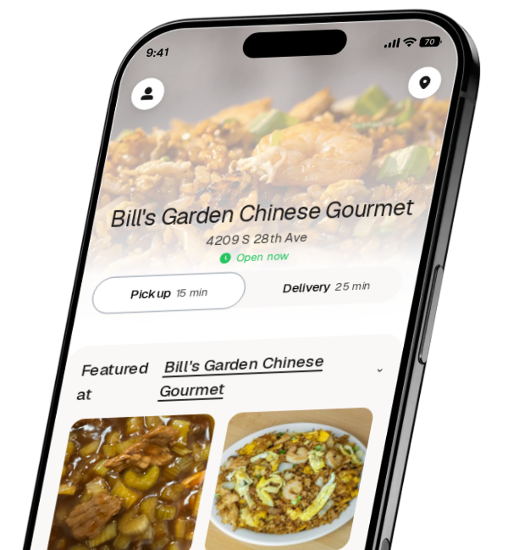 Bill's Garden Chinese Gourmet app preview