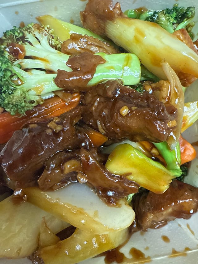 Vegetable & Duck w/ Mock Duck.