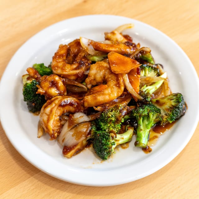 Shrimp & Broccoli.